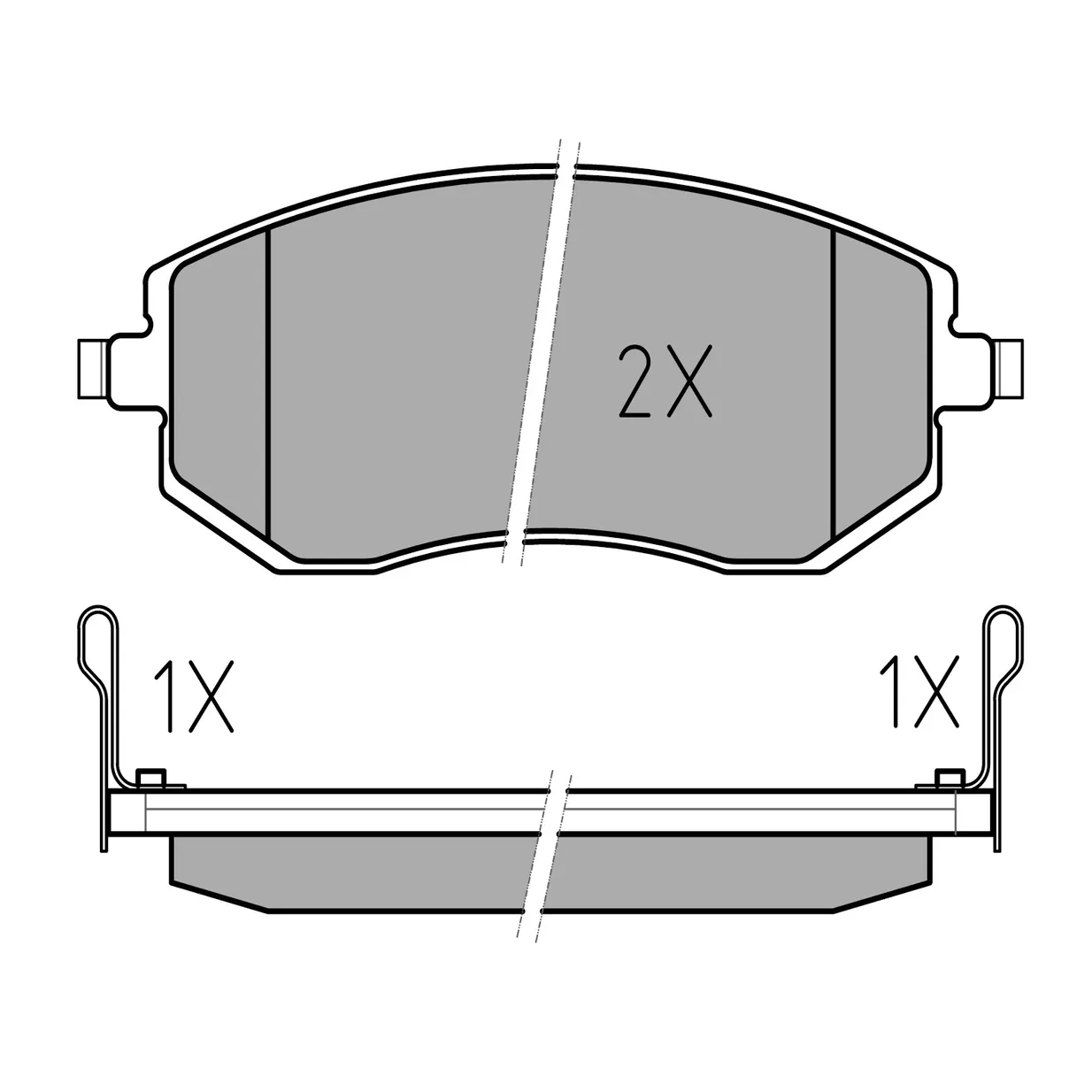 Комплект дисковых тормозных колодок SUBARU BRZ (06/12-), Forester II (SG) (02/02-12/12), Forester II MEYLE 0252386517W