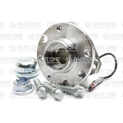 Ступица колеса передн OPEL: ASTRA H 04-, с ABS (4 отв) PART-ONE 1BK160H