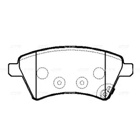 Колодки тормозные SUZUKI SX4 2006 ~ 2016 , FIAT Sedici 2006 - 2014 CTR GK0242