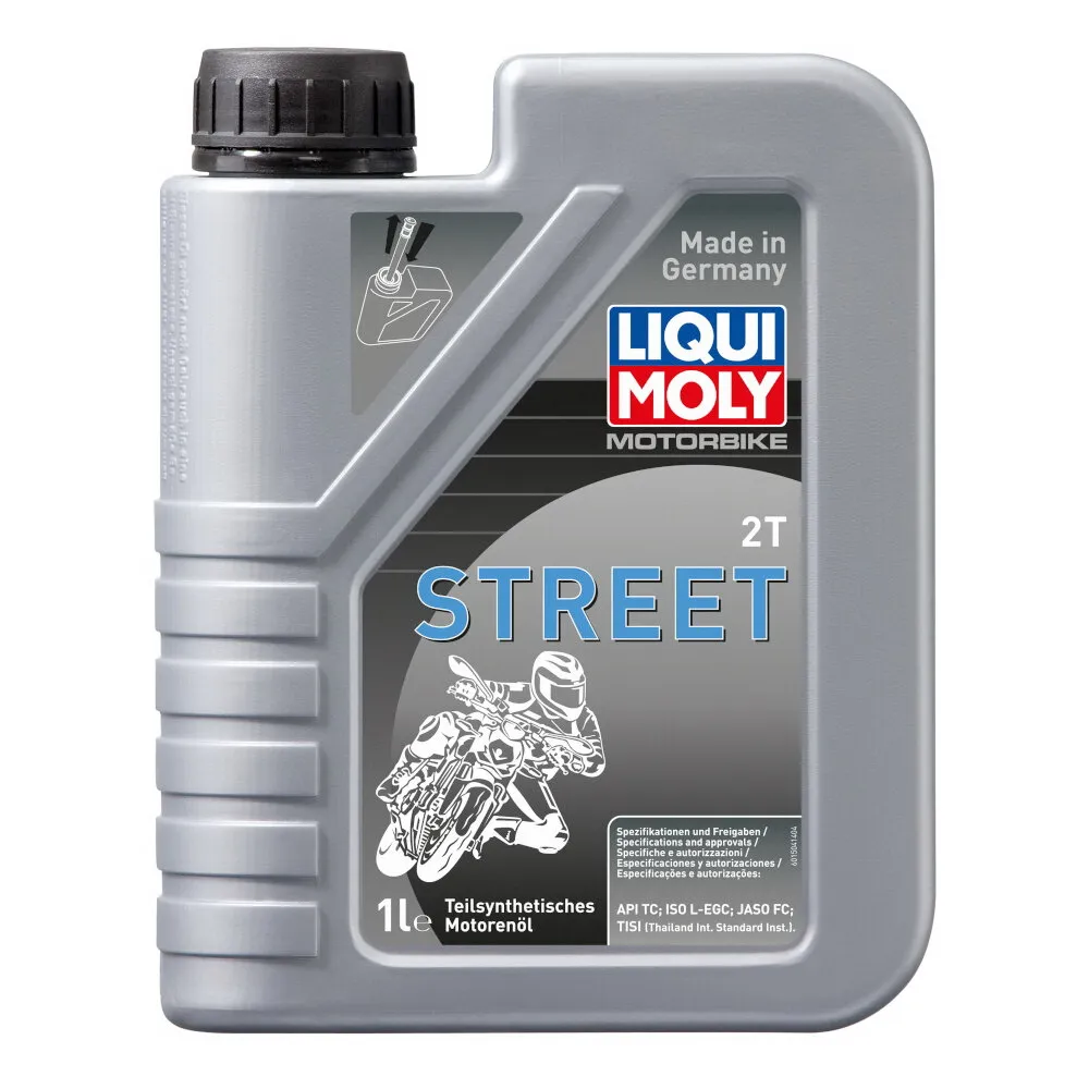 Масло моторное д / 2-т. мотоц. Motorbike 2T Street TC FC L-EGC (1л) LIQUI MOLY 1504 / 3981