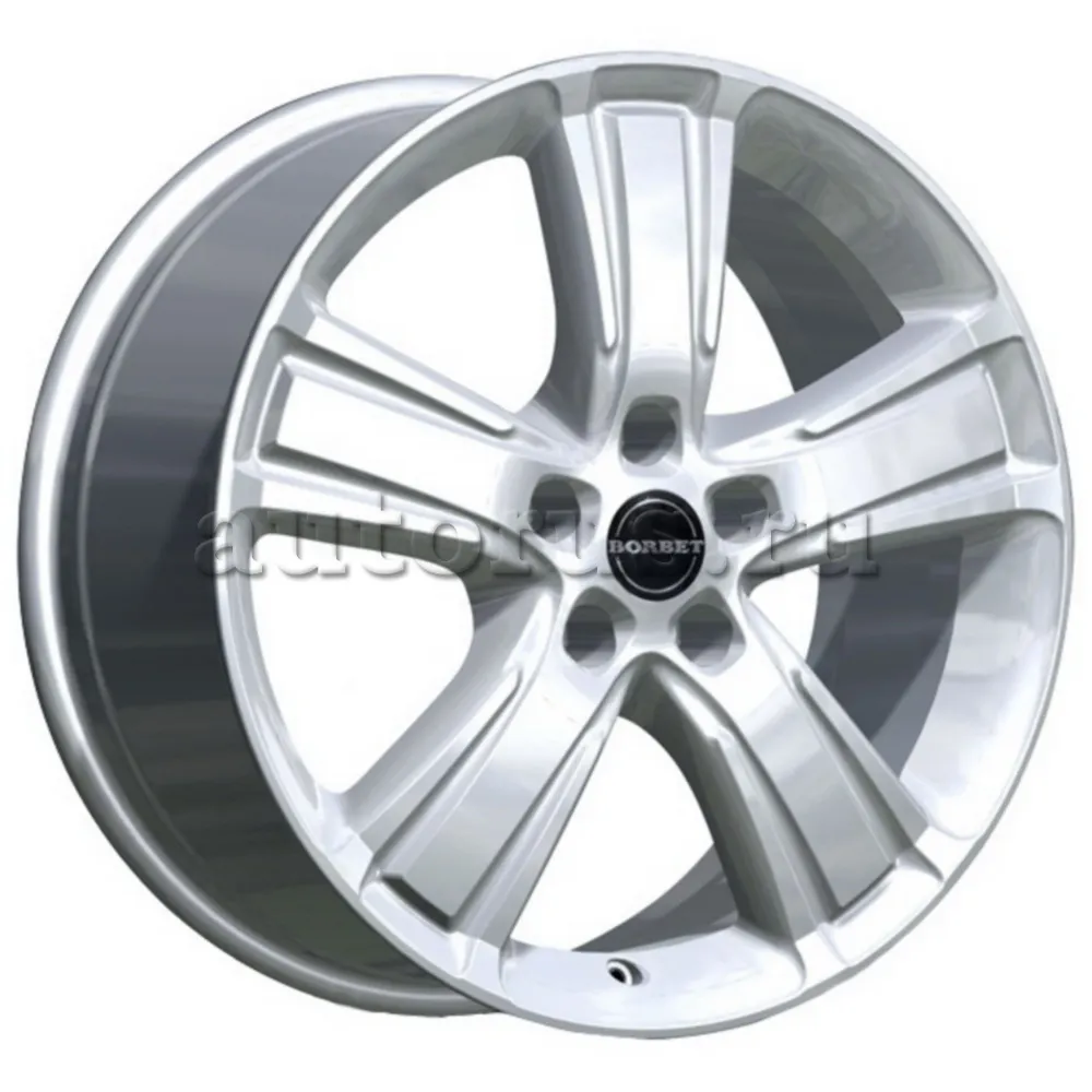 Диск литой R17 7.5J 5x105/56.6 ET38 BORBET MA Brilliant Silver 8104902