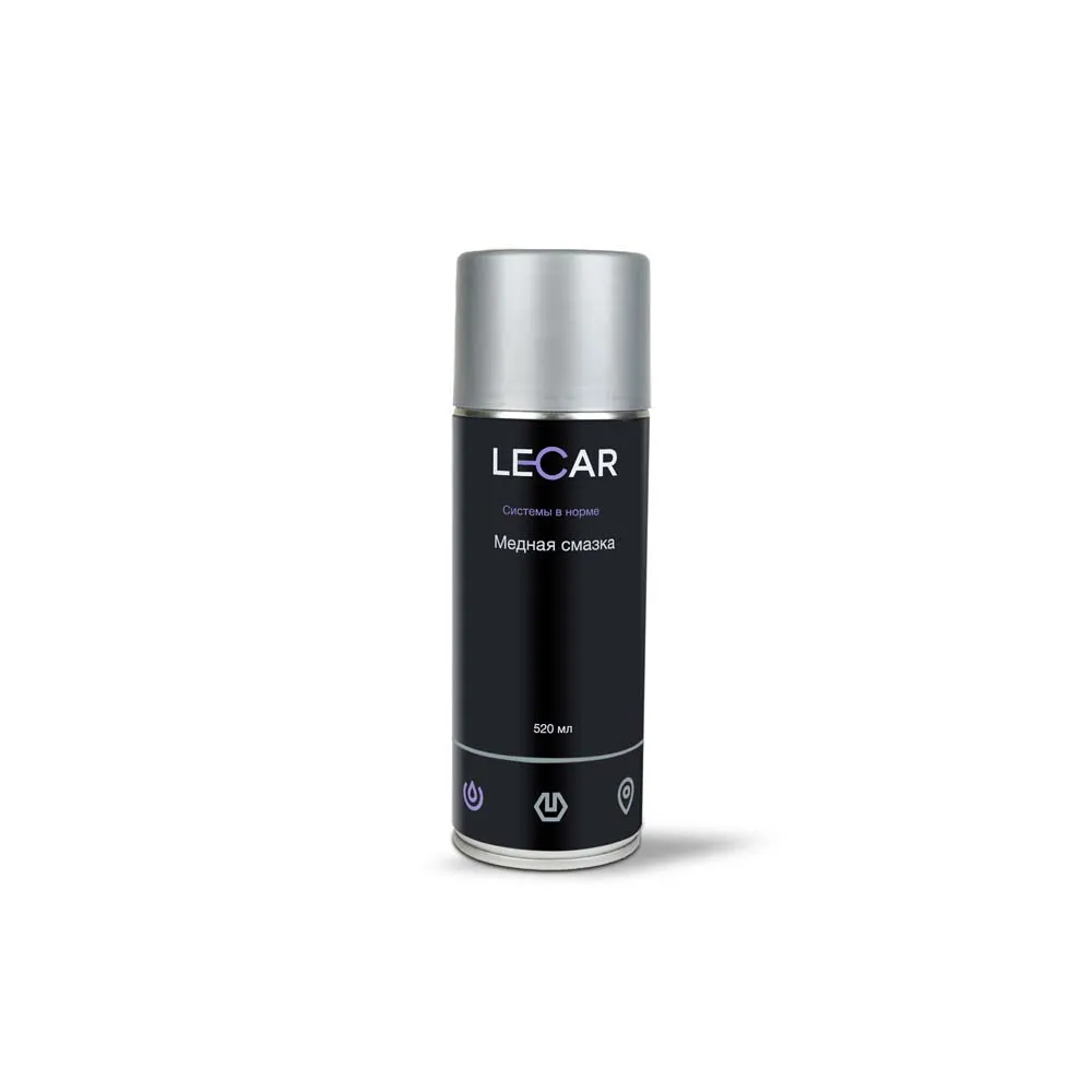 Смазка медная 520 мл. (аэрозоль) LECAR LECAR000011510
