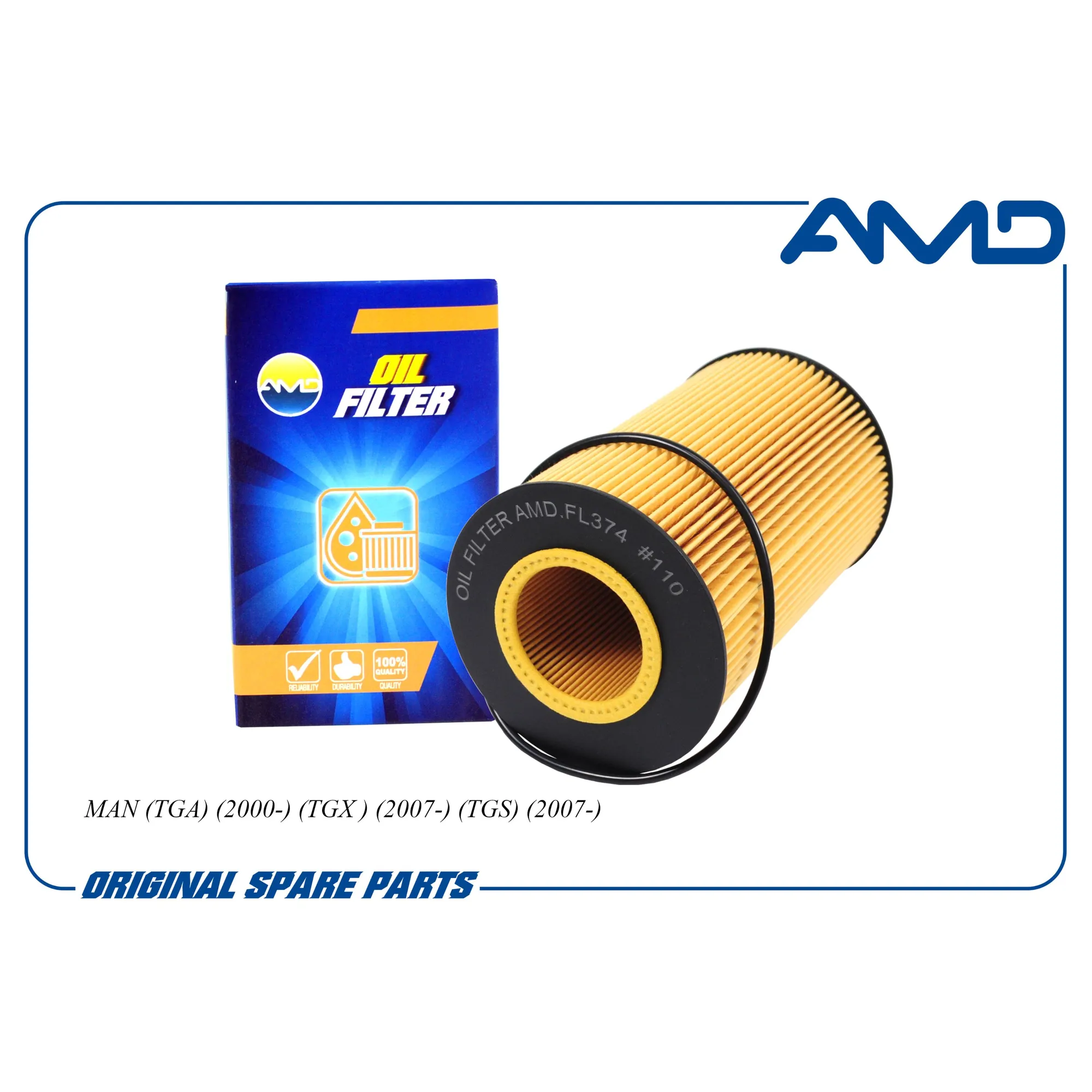 Фильтр масляный 51.05504-0122/AMD.FL374 AMD AMD AMD.FL374