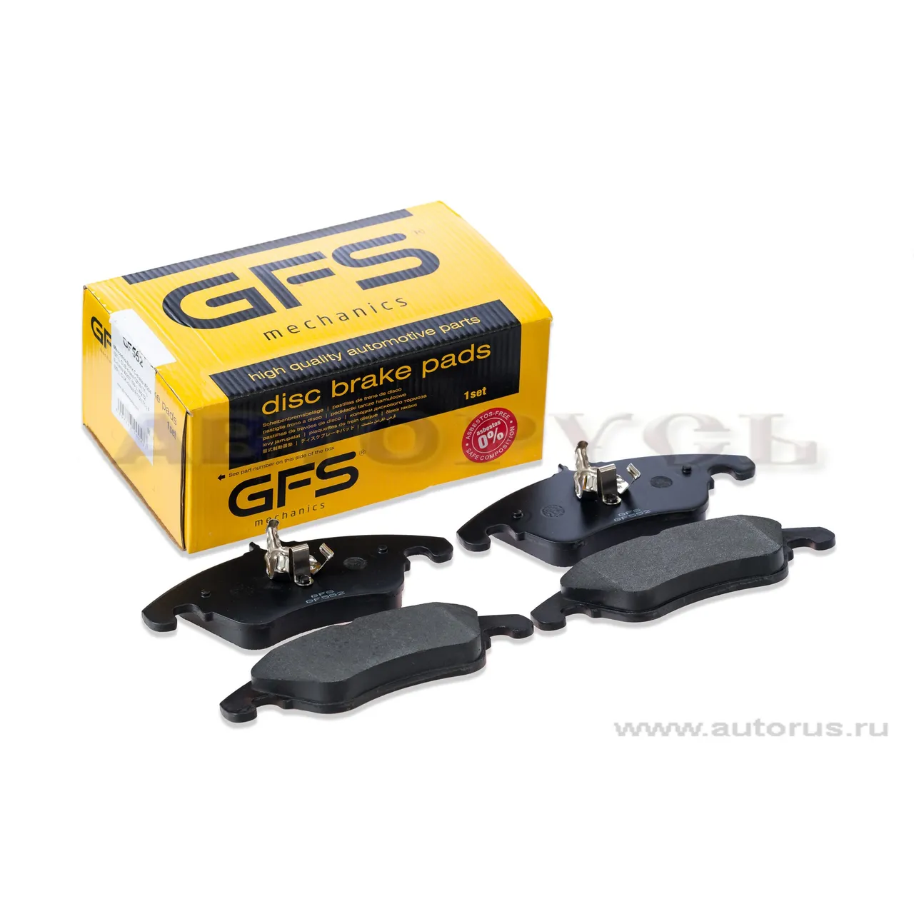 Колодки тормозные дисковые передние. комплект GFS GF552