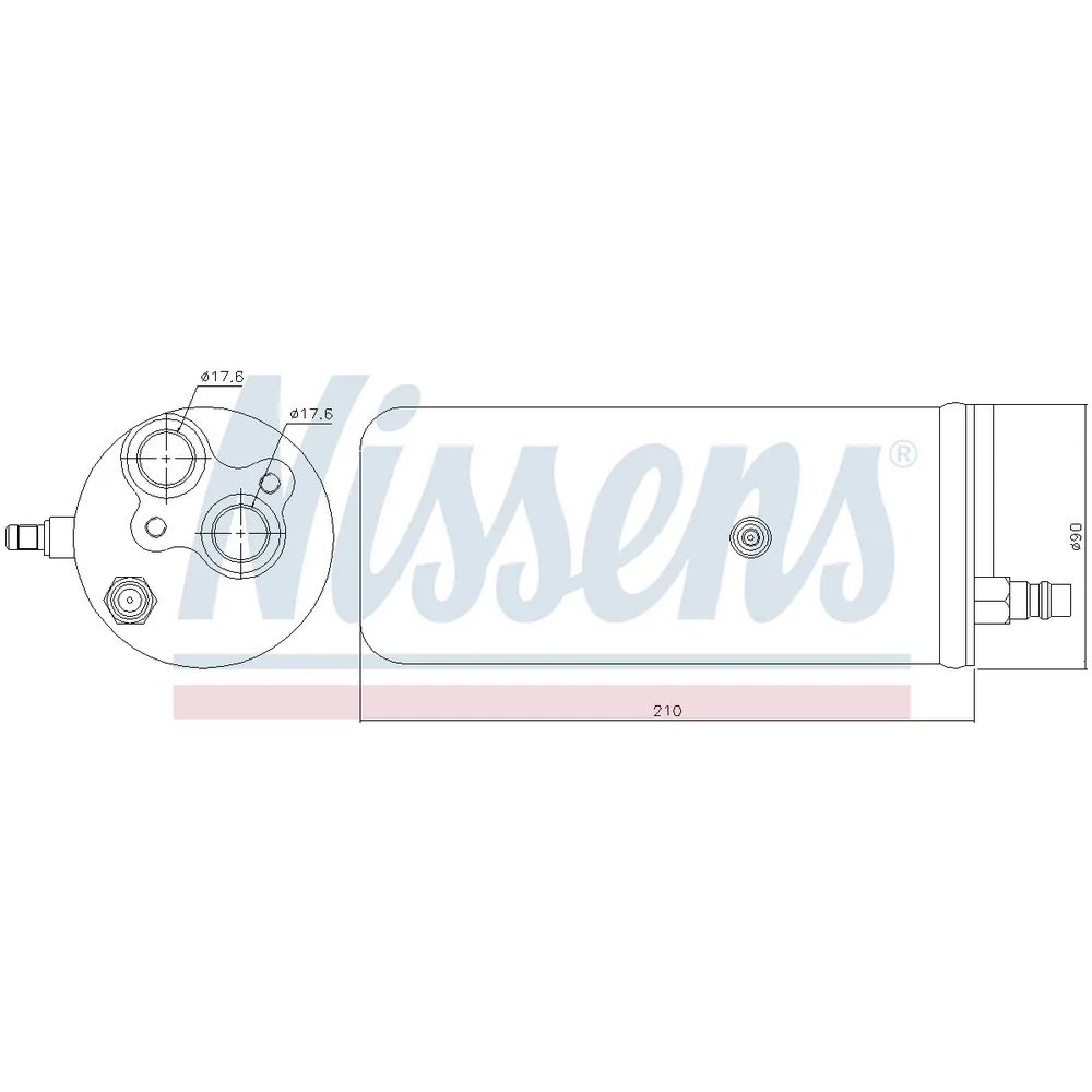 Осушитель конд NISSENS 95329