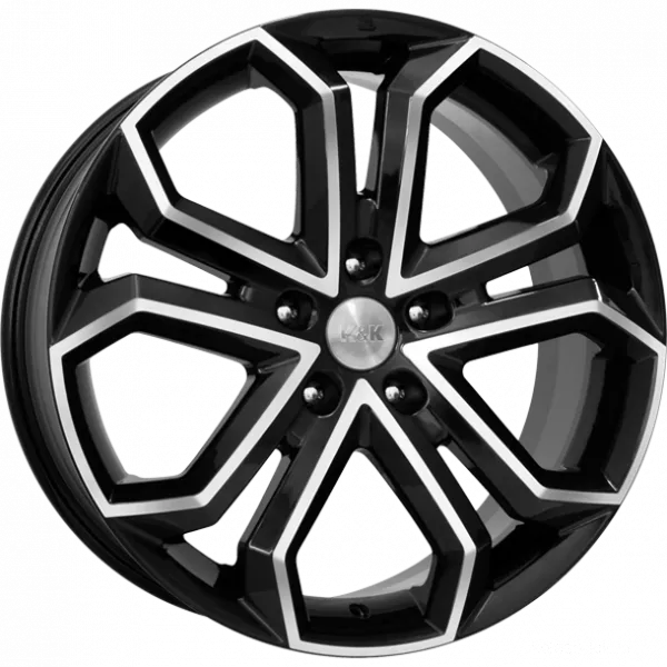 Диск литой R19 8.5J 5x112/66.6 ET48 КИК Пандора алмаз черный 10276