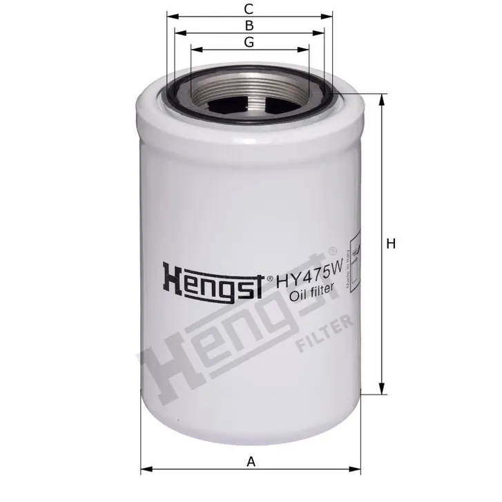 Фильтр гидравлический HENGST HY475W