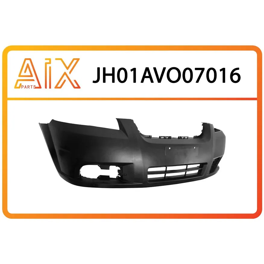 Бампер передний с отверстиями под п/т AIX JH01-AVO07-016