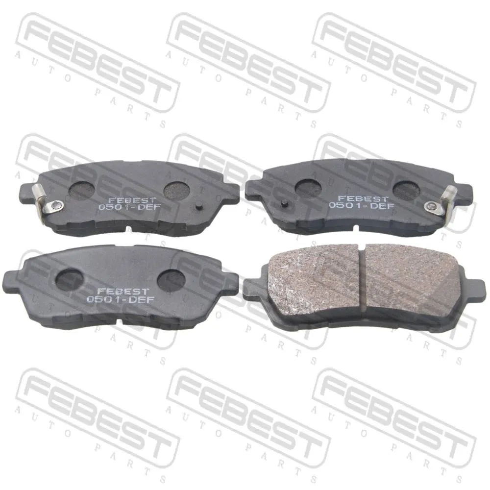 Колодки тормозные передние FEBEST 0501-DEF