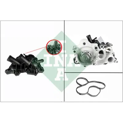 Помпа, водяной насос VAG A3/Octavia III/Golf VII/Passat B8 mot.1,4TSI INA 538 0363 10