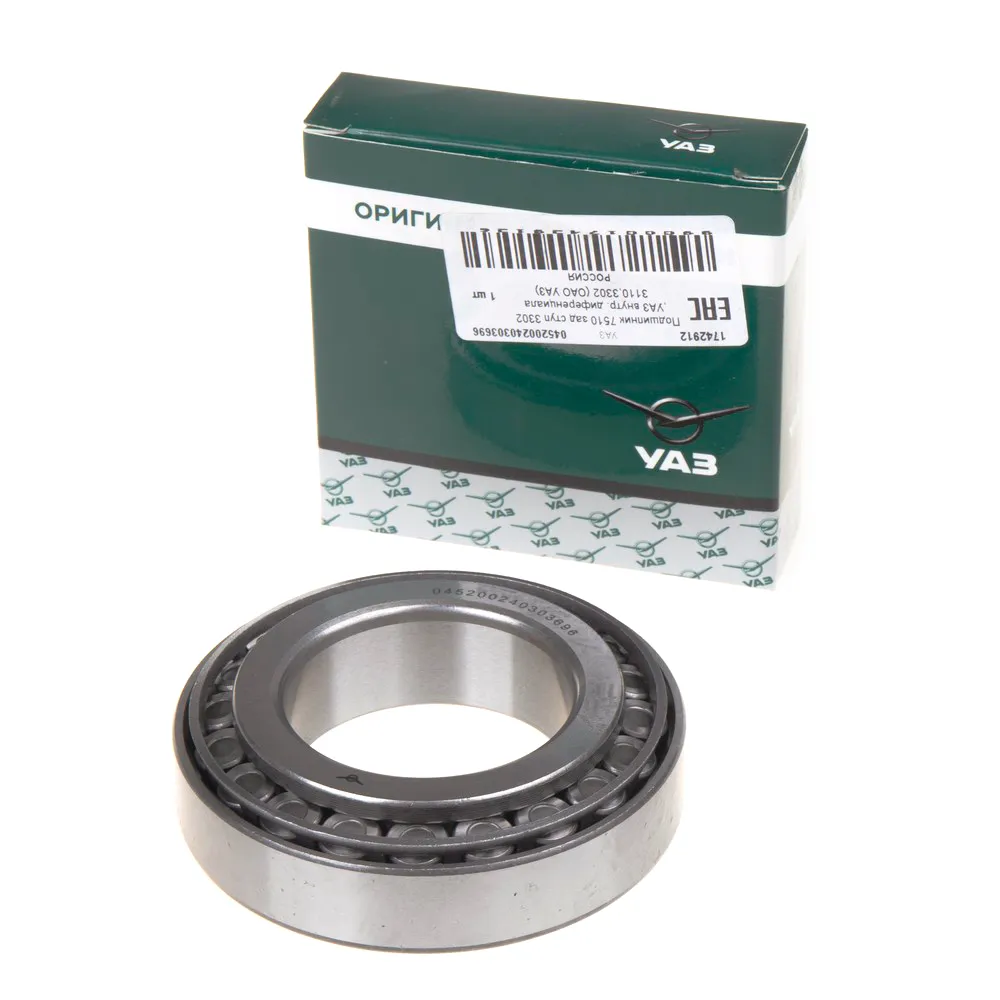 Подшипник 7510 зад ступ 3302 ,УАЗ внутр. диференциала 3110,3302 (ОАО УАЗ) УАЗ 045200240303696