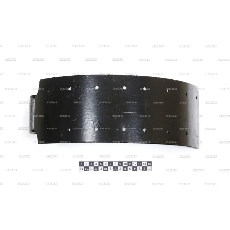 Тормозная колодка (без накладки) ZEVS BL8005