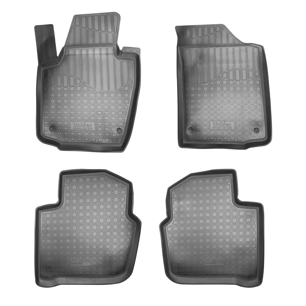 Коврики в салон полиуретан NORPLAST SKODA Rapid, NH, 2013 черный комплект NPA10-C81-650