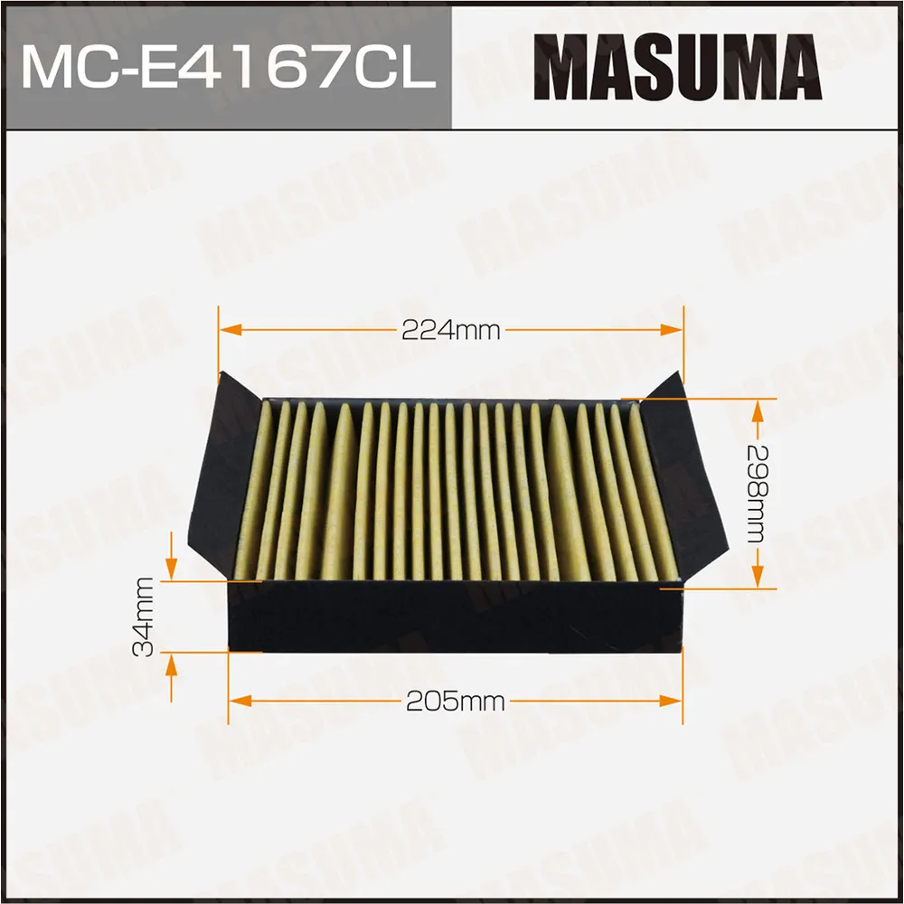 Фильтр салона MASUMA MCE4167CL