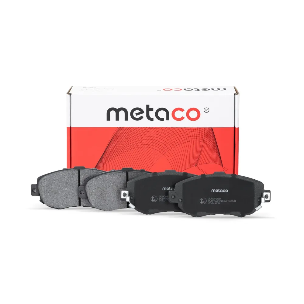 Колодки тормозные передние к-кт LEXUS GS/300/430 93> Metaco 3000-399