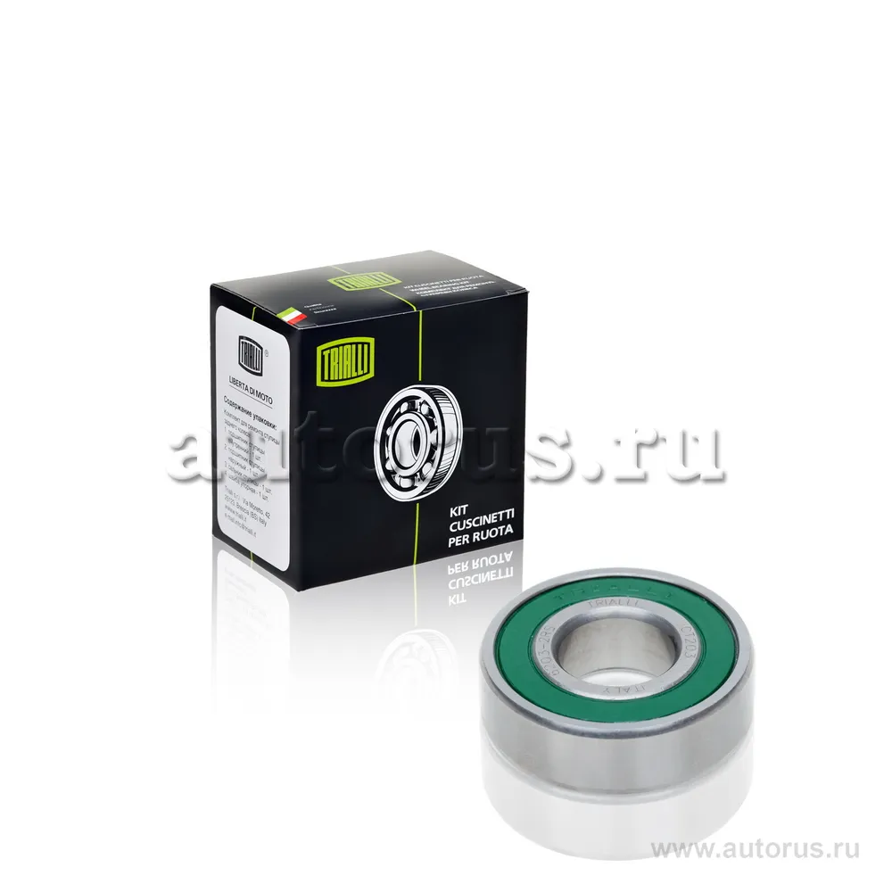 Подшипник 6203 коленвала для а/м ГАЗ 2410 (шариковый однорядный) TRIALLI CT 203