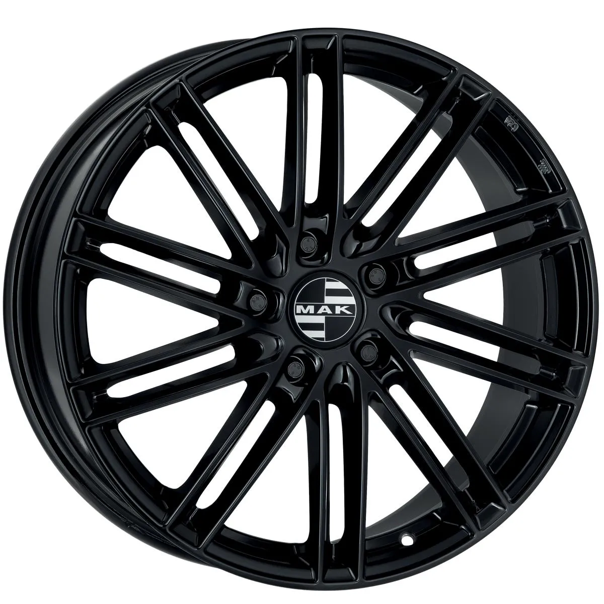 Диск литой R21 9.5J 5x130/71.6 ET46 MAK Leipzig Gloss Black F9521LPGB46KY2