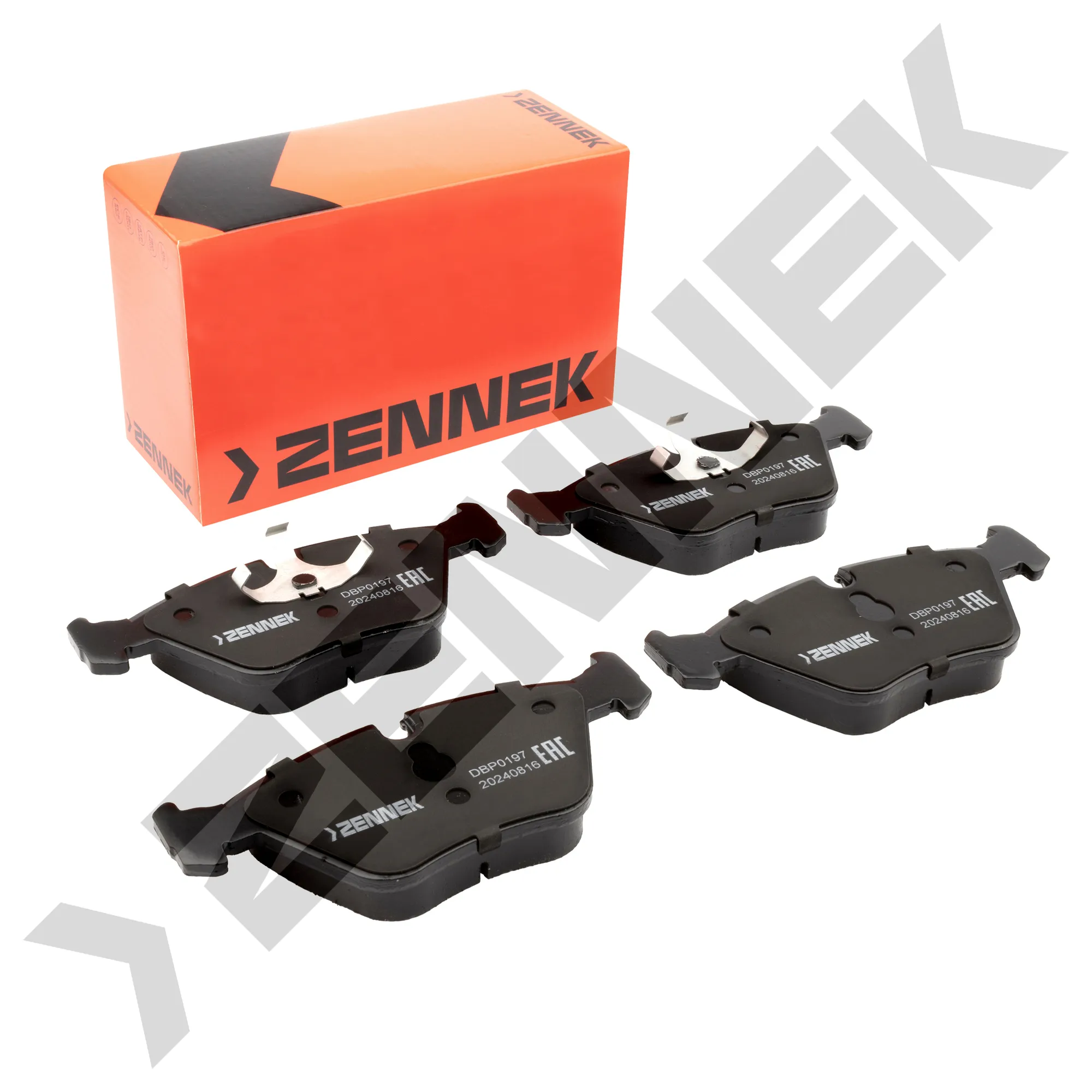 Колодки тормозные дисковые передние BMW 5 E34 87-96, BMW 7 E32 86-94 ZENNEK DBP0197