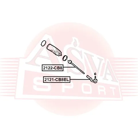 Тяга рулевая ASVA 2122-CB8