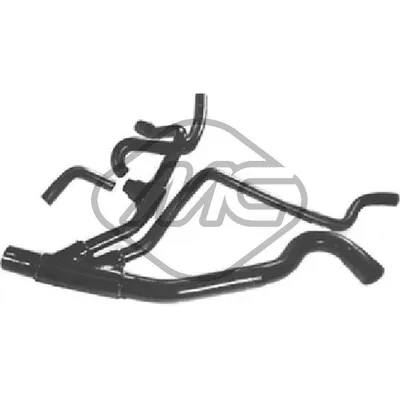 Патрубок радиатора REN MEGANE/SCENIC 2.0I/1.9TDI 96- Metalcaucho 08446