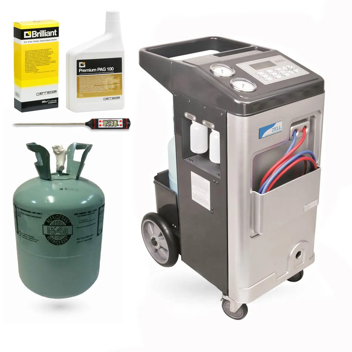 Комплект для обслуживания кондиционеров на базе AC1500 KraftWell AC1500_set