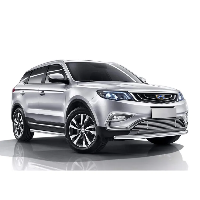 Решетка бампера d10 Rival Geely Atlas I 2018-н.в., нерж. сталь, G.1901.001
