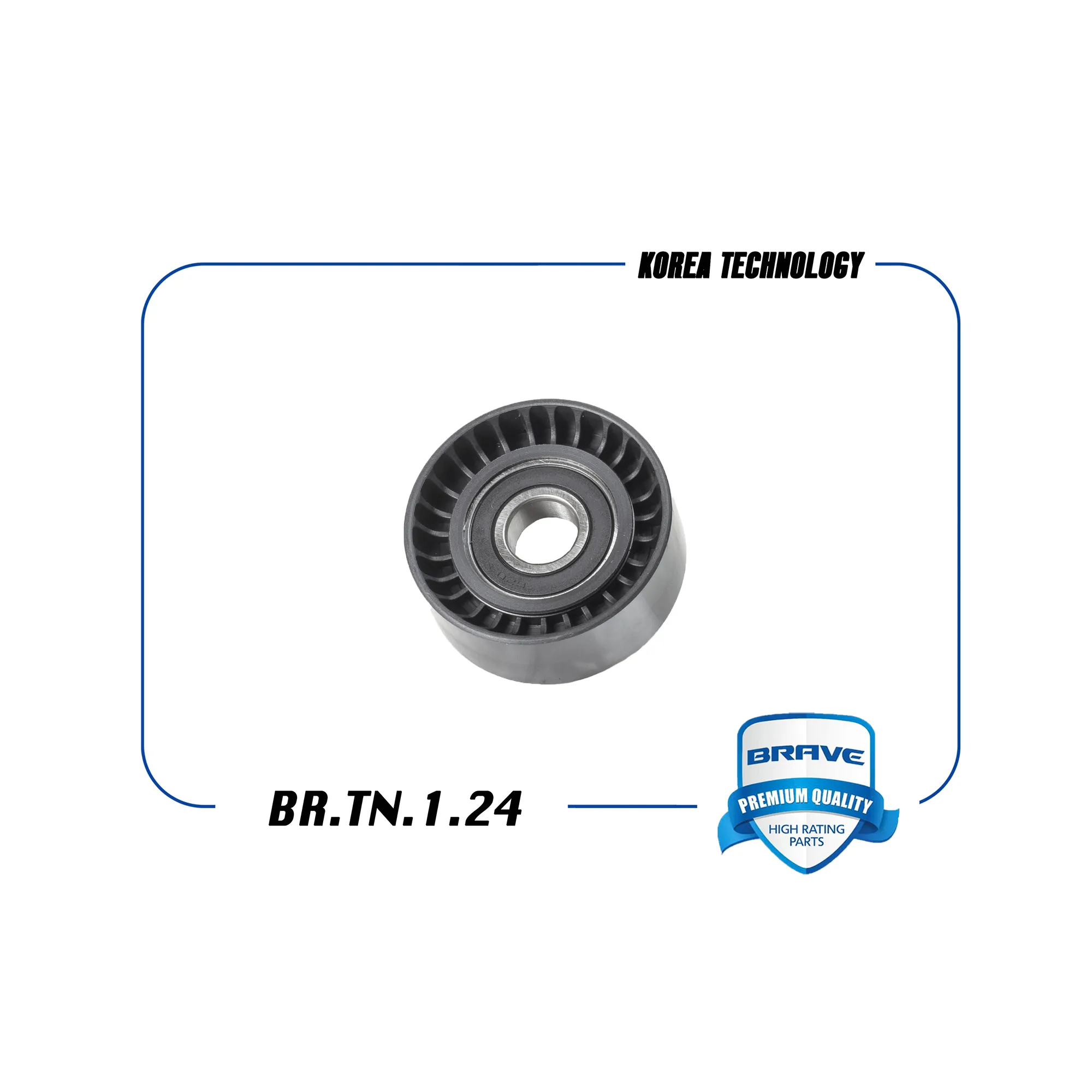 Ролик натяжителя ремня ГРМ натяжной VW Polo,Golf,SKODA Rapid,SKODA Octavia BRAVE BR.TN.1.24