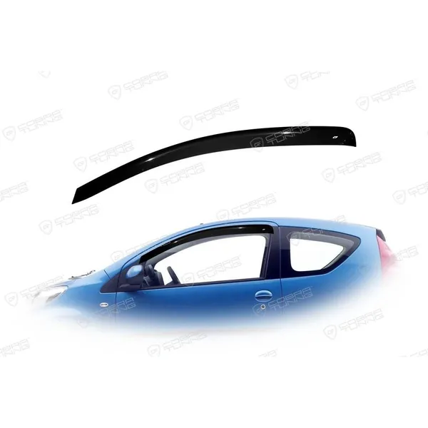 Дефлектора на окна Peugeot 107 3d 2005/Citroen C1 3d 2005-2008 деф.окон Cobra Tuning P10105