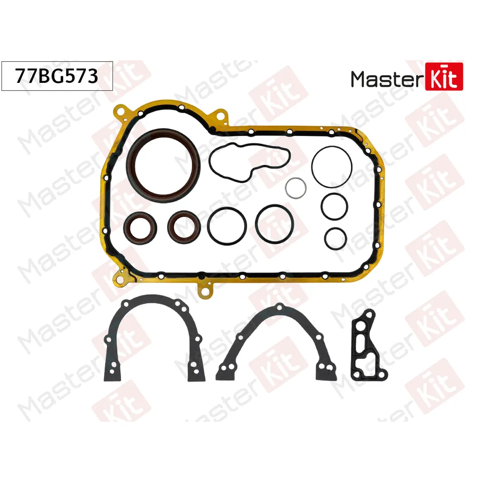 Комплект прокладок, блок-картер двигателя VW PASSAT (3B3) AFY 77BG573 MASTERKIT 77BG573