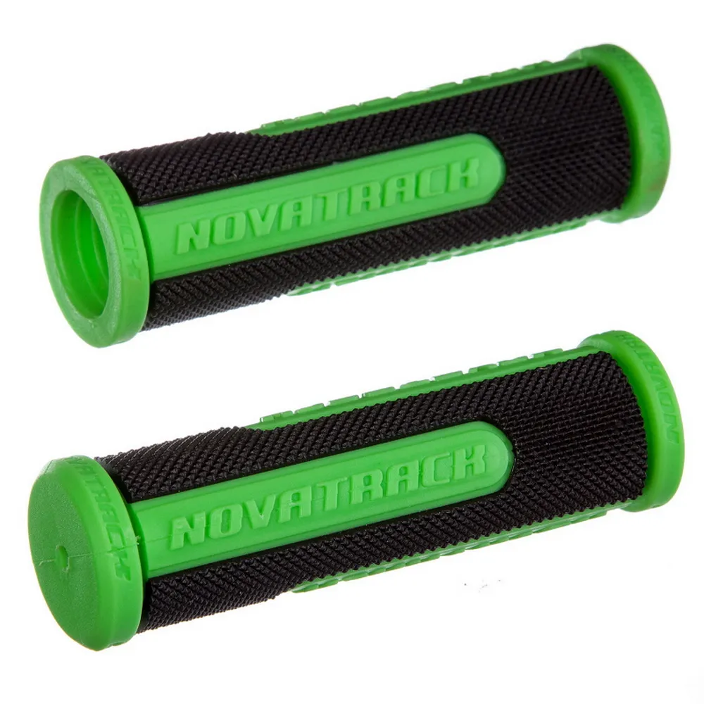 Грипсы Novatrack, 110 мм, черно-салатовый (РТ7488С) STG Х76791