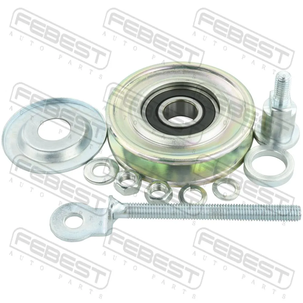 Ролик натяжной ремня кондиционера комплект MITSUBISHI FEBEST 0487-P15W