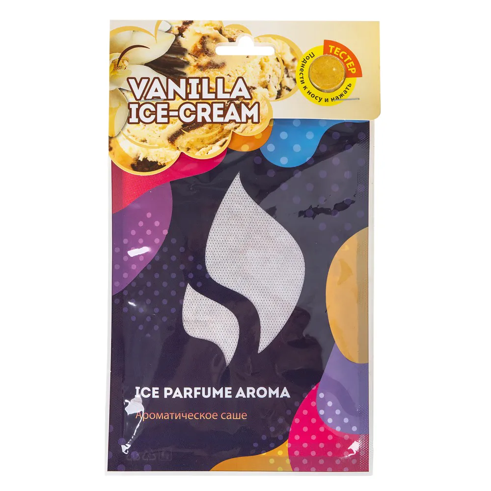 Ароматизатор под сиденье, гранулы Саше Vanilla Ice-cream ARNEZI A1509045