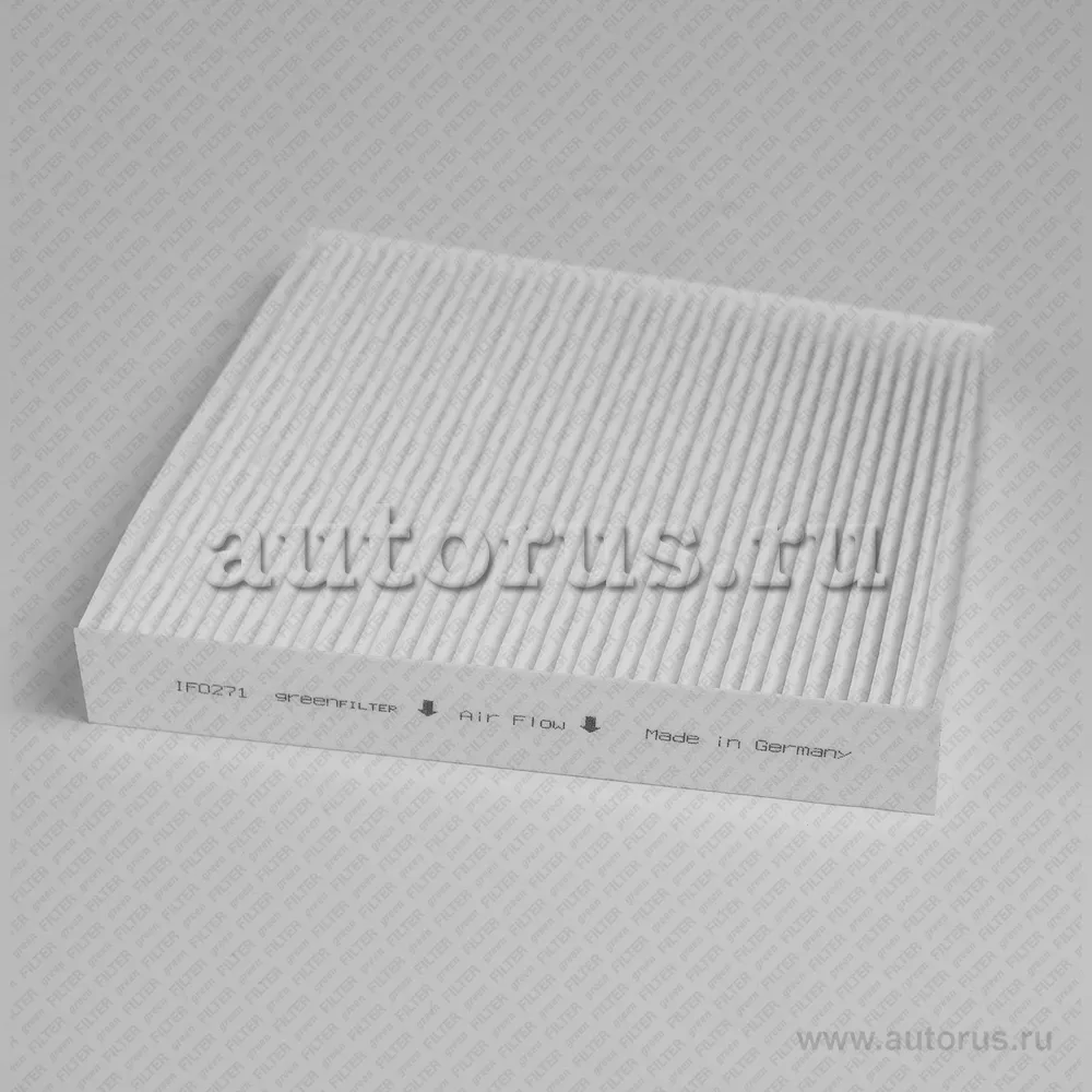 Фильтр салона RENAULT Laguna/Vel Satis 01-> GREEN FILTER IF0271