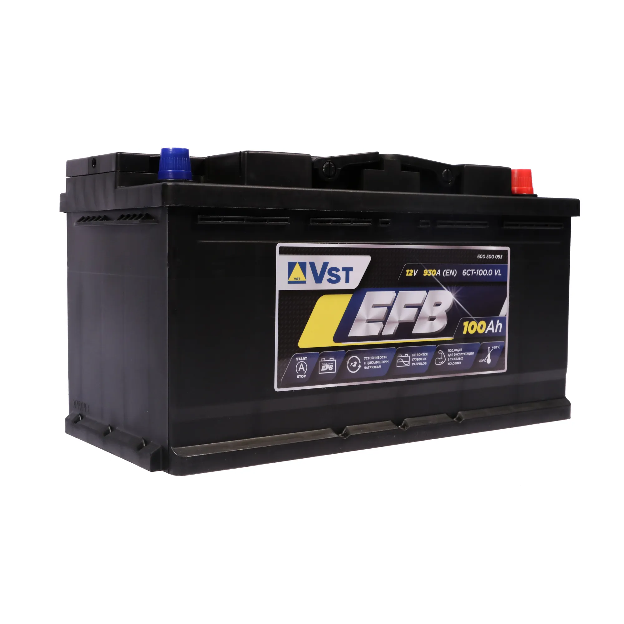 Аккумулятор VST EFB Stop&Go 100 А/ч обратный R+ 353x175x190 L5 EN 930 А