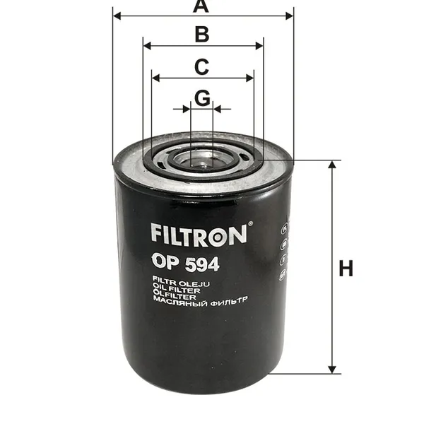 Фильтр масляный FILTRON OP594