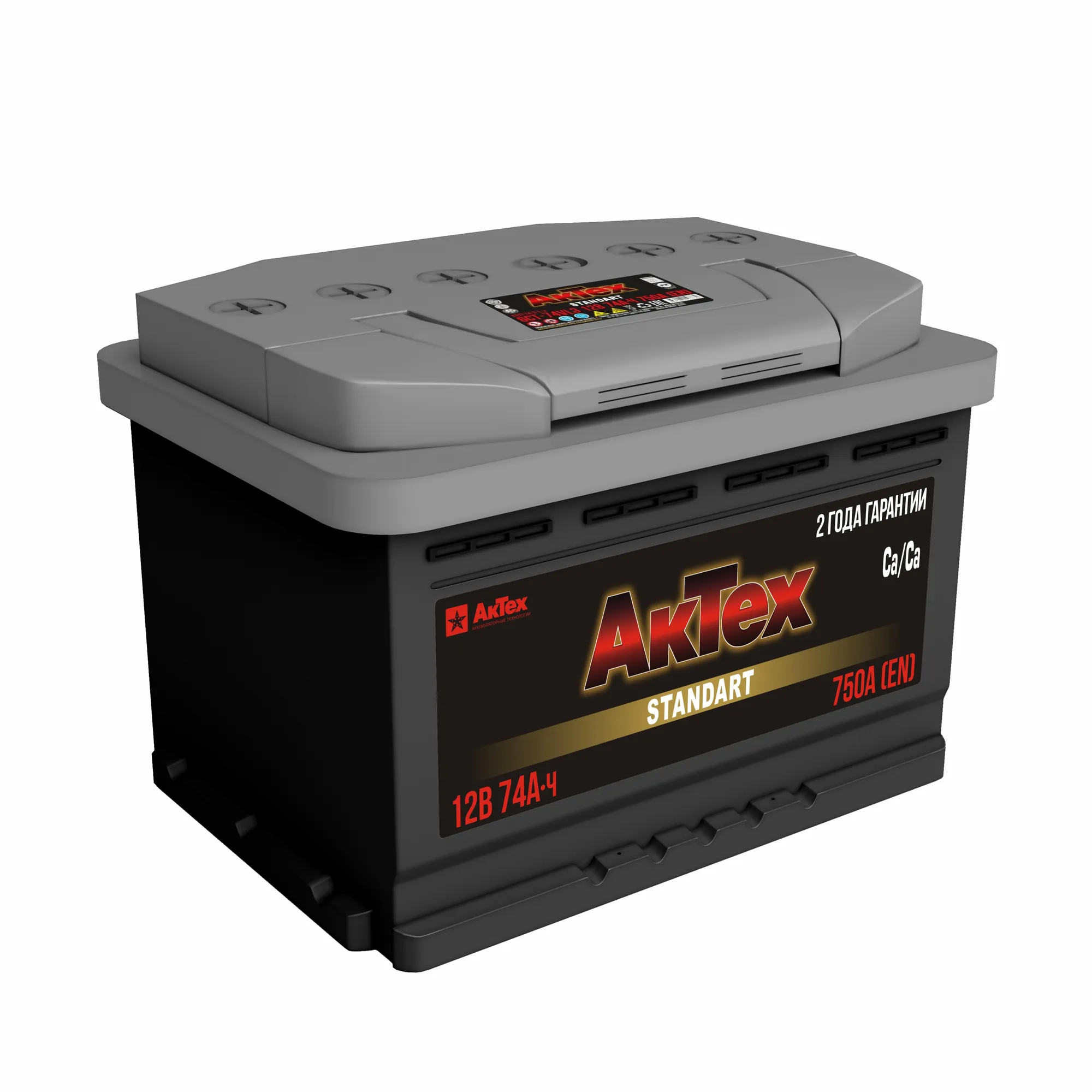 Аккумулятор АКТЕХ 74 А/ч прямая L+ 278x175x175 EN720 А
