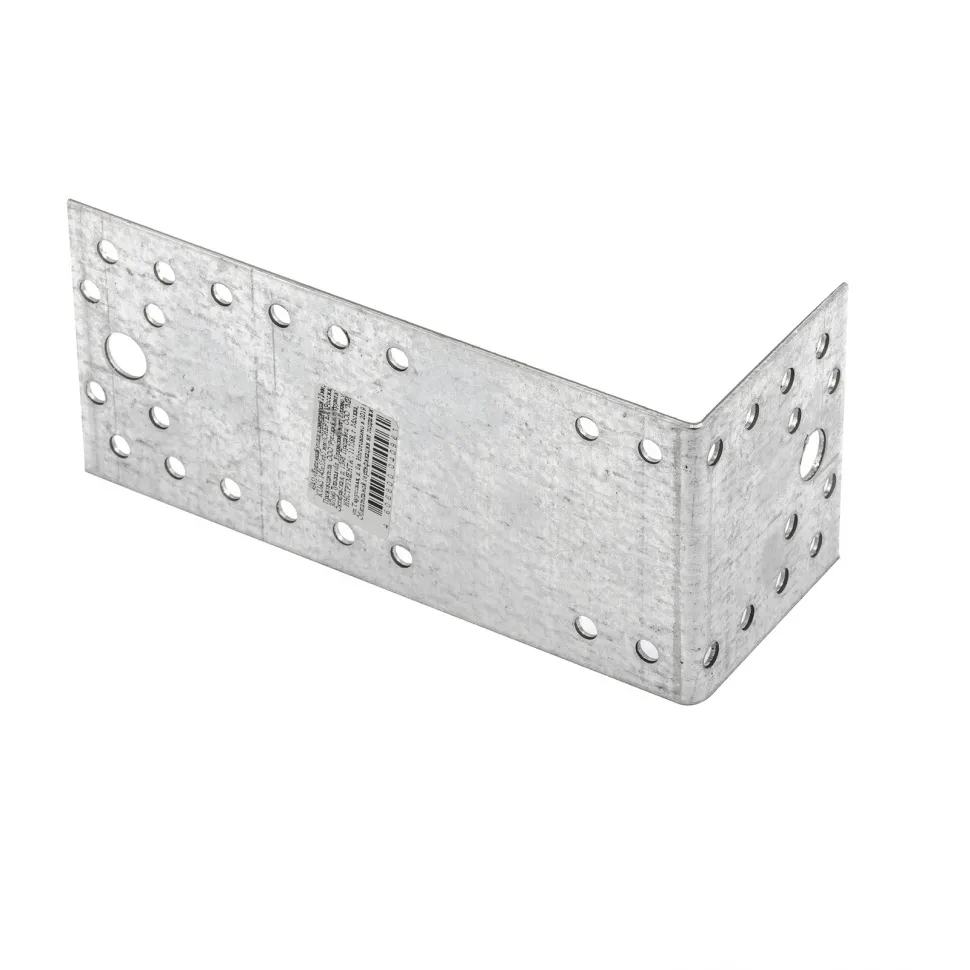 Крепежный уголок ассимичный 2 мм, KUAS 145x55x65 мм СИБРТЕХ 46451