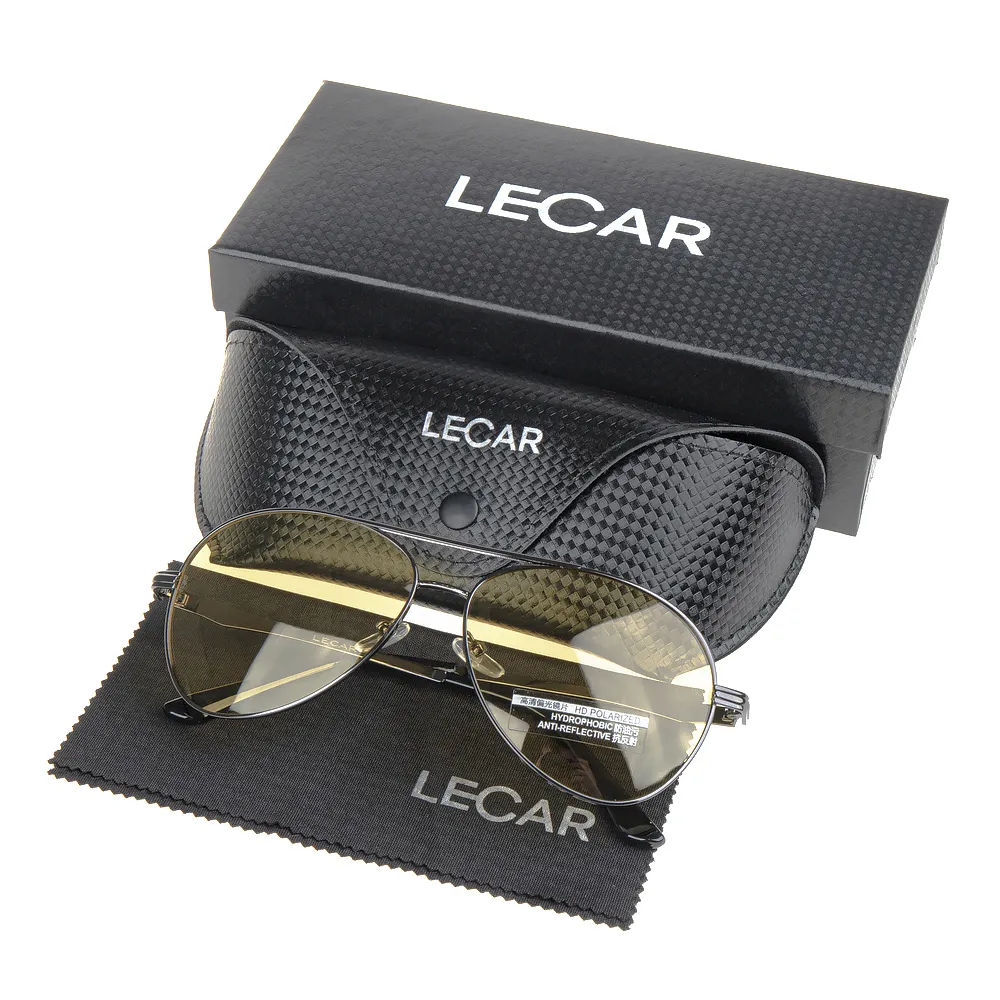Очки водителя, авиаторы (чехол, микрофибра) LECAR LECAR000011909