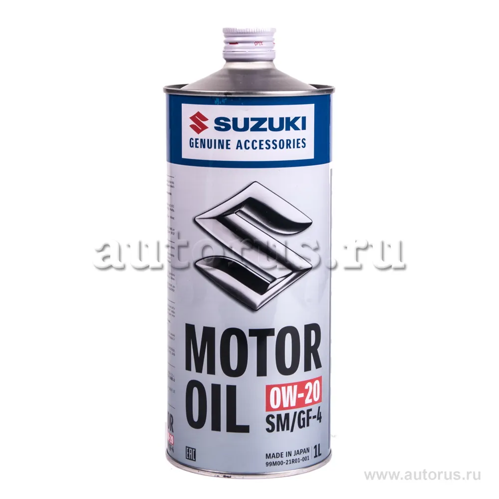Масло моторное SUZUKI Motor Oil 0W-20 синтетическое 1 л 99M00-21R01-001
