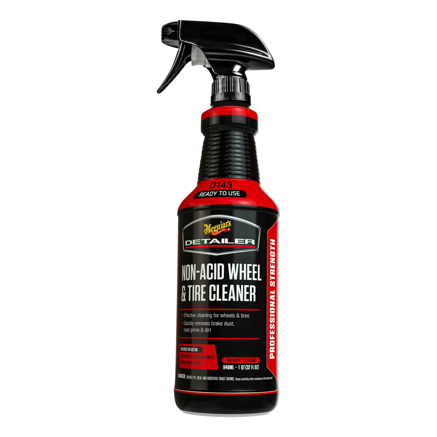 Очиститель для шин и колесных дисков Non-acid Wheel Tire Cleaner 946 мл, 1/6 Meguiar’s DRTU14332