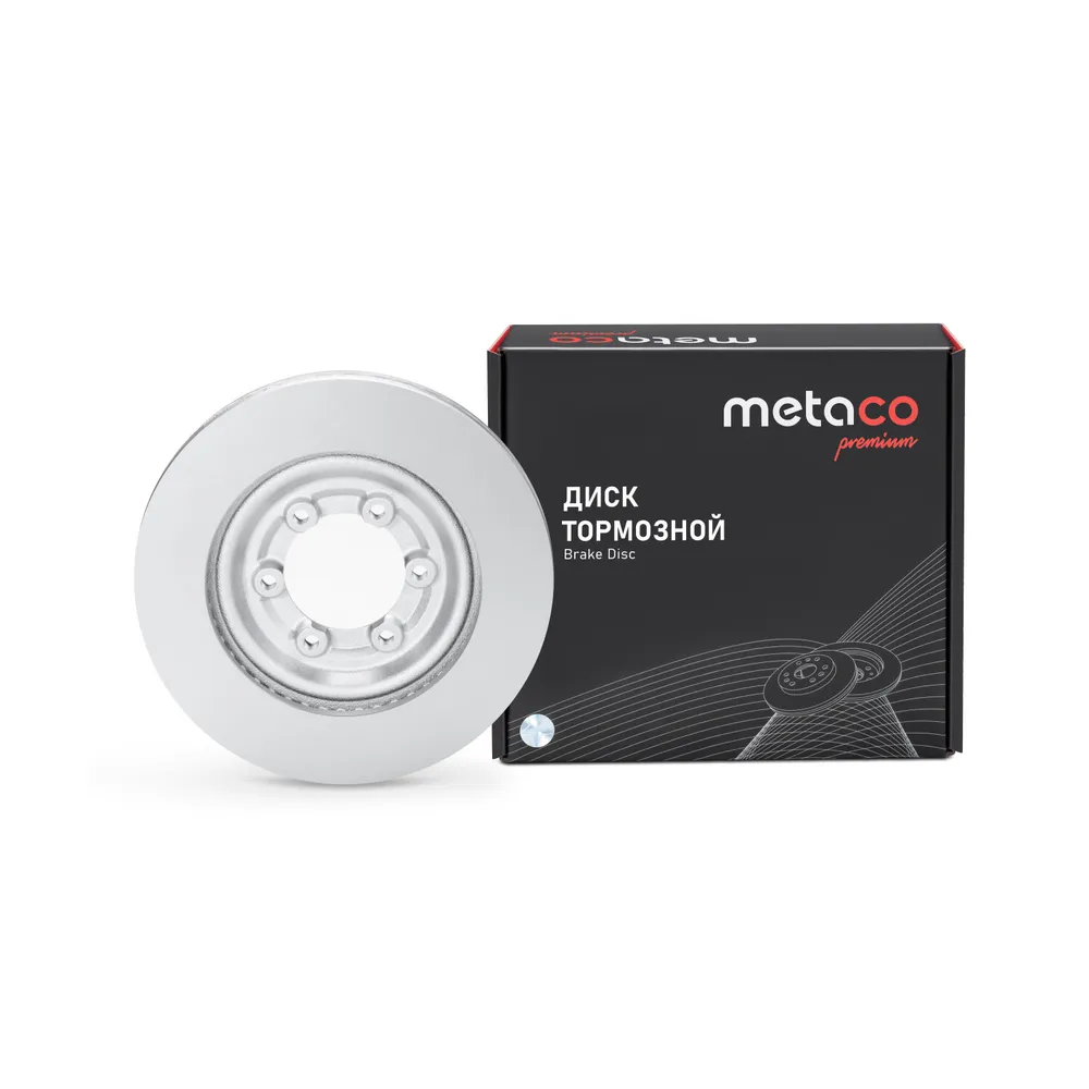 Диск тормозной передний вентилируемый PREMIUM METACO 3050-575