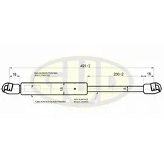 Амортизатор кр. багажника SKODA OCTAVIA COMBI 04- G.U.D GGS020496