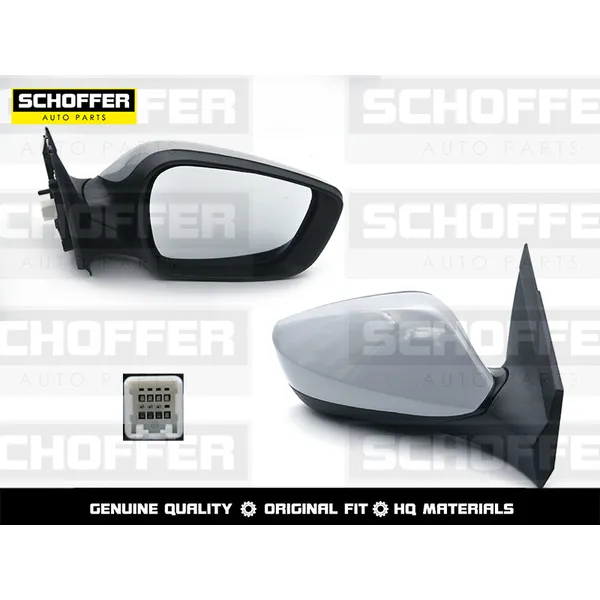 Зеркало правое Hyundai Solaris 10-17 5 конт./обогр. SCHOFFER SHF13054