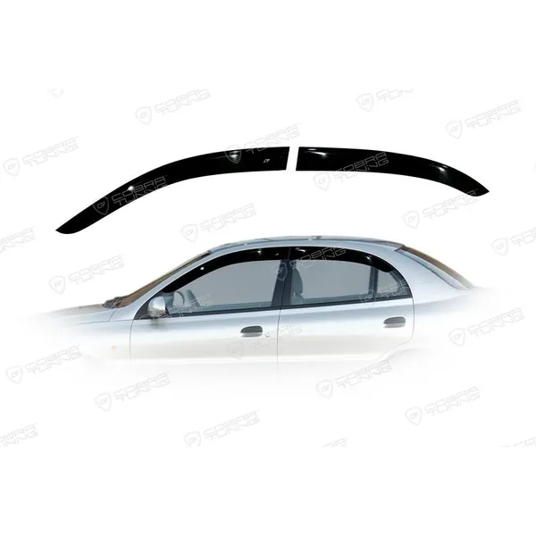 Дефлектора на окна Kia Rio I Sd 2000-2005EuroStandard деф.окон Cobra Tuning KE11800