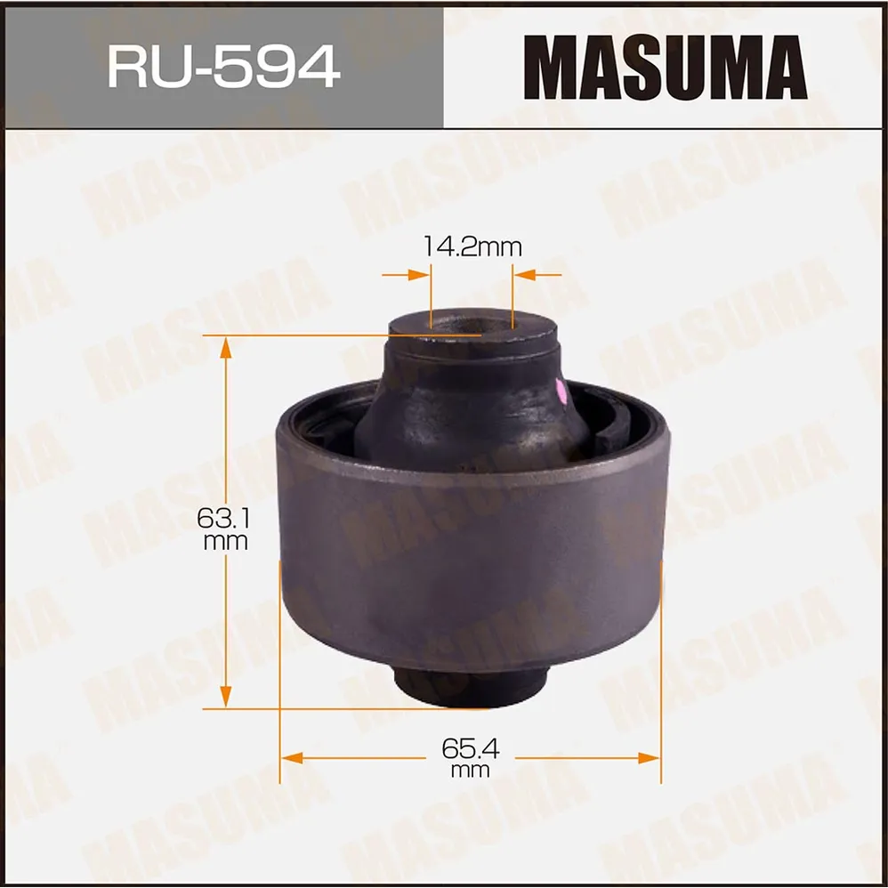 Сайлентблок рычага пер. honda civic 06 MASUMA RU-594