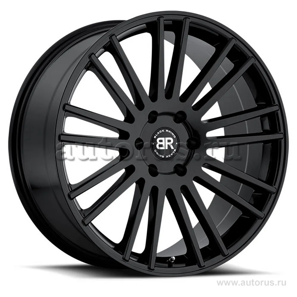 Диск литой R24 10J 5x150/110.1 ET30 BLACK RHINO Kruger Gloss Black 2410KRG305150B10