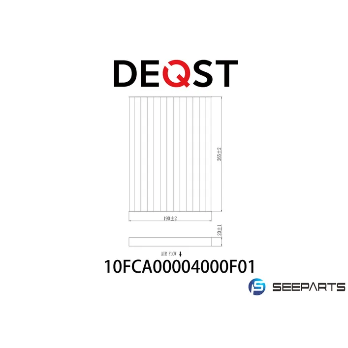 Фильтр салонный. NISSAN QASHQAI (J10) 02.07-NISSAN X-TRAIL (T31) 06 DEQST 10FCA00004000