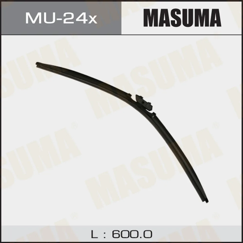 Щетка стеклоочистителя 600 мм бескаркасная 1 шт MASUMA Flat Wiper Blade MU-24x