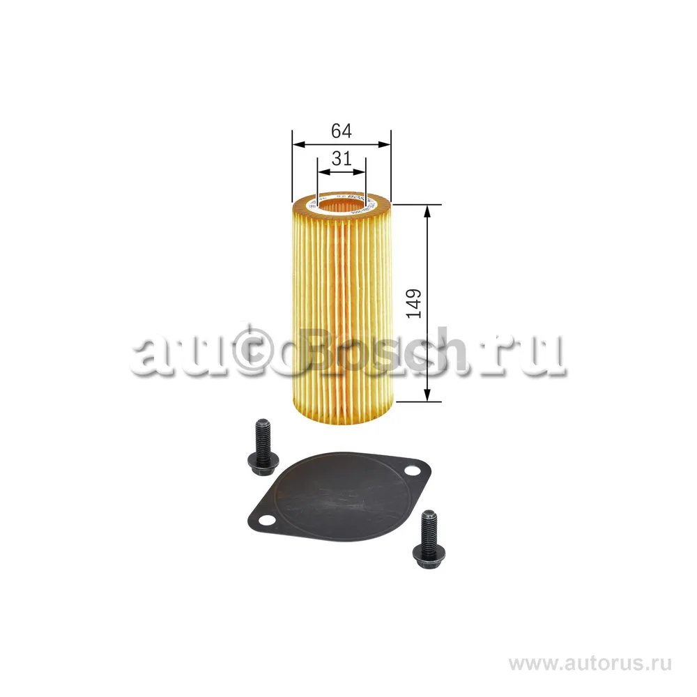 Фильтр МКПП для VOLVO TRUCK FH12 ULTIMA/RENAULT +прокладка и 2 бол BOSCH F026404004