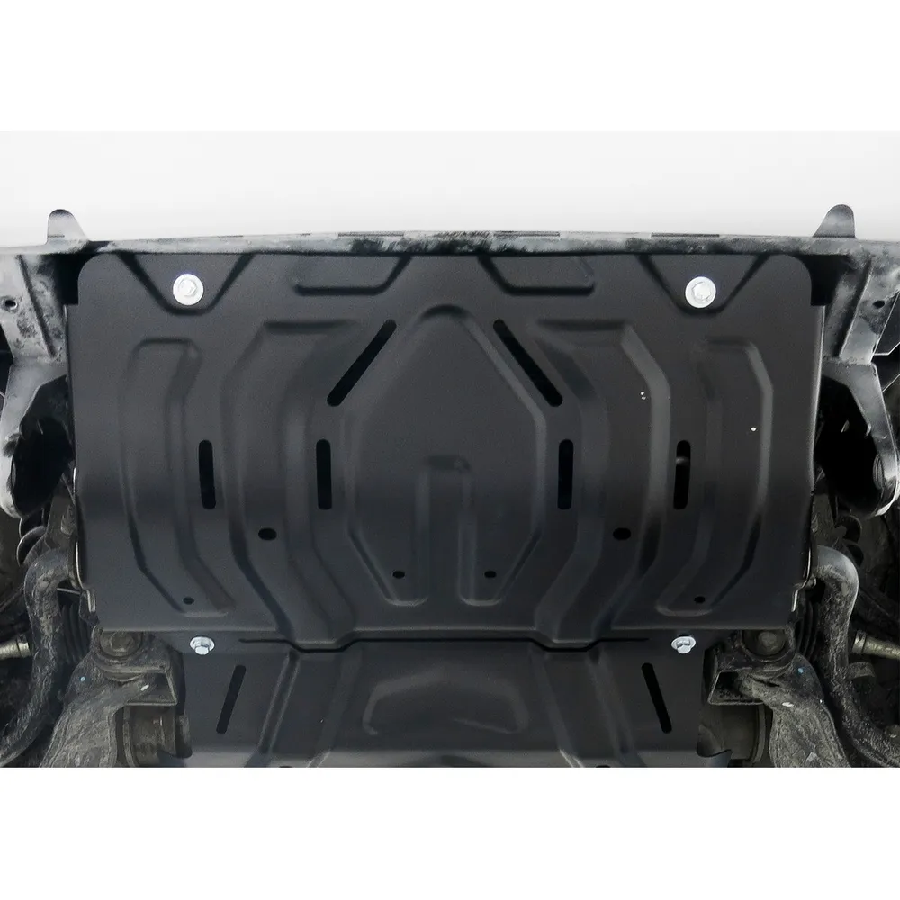 Защита радиатора + комплект крепежа, АвтоБРОНЯ, Сталь, Mitsubishi L200 2015-, V - 2.4d; 2.4d H.P./Mi Fiat, Mitsubishi Fullback, L200, Pajero Sport АВТОБРОНЯ 111.04046.2